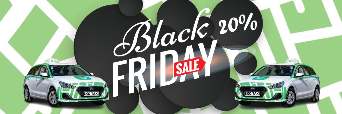 Eko Taxi Dubrovnik slavi Black Friday uz 20% popusta na sve vožnje!