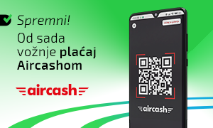 NOVO! OD SADA SVOJE VOŽNJE EKO TAXIJEM MOŽETE PLAĆATI I PUTEM AIRCASH APLIKACIJE!